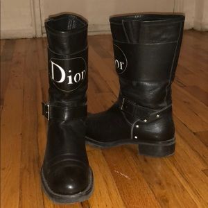 Christian Dior Motorcycle Boots